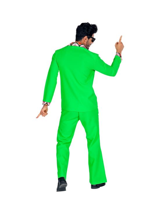 Disfraz Traje Disco Años 70 Verde para Hombre