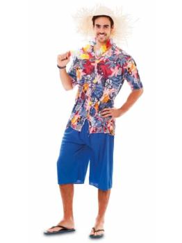 Disfraz Turista Hawaiano para adulto