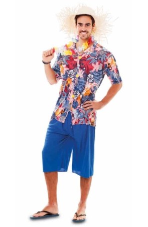 Disfraz Turista Hawaiano para adulto