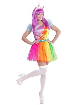 Disfraz Unicornio Fantasía adulta.