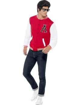 Chaqueta Universitario de los años 50 Grease para adulto
