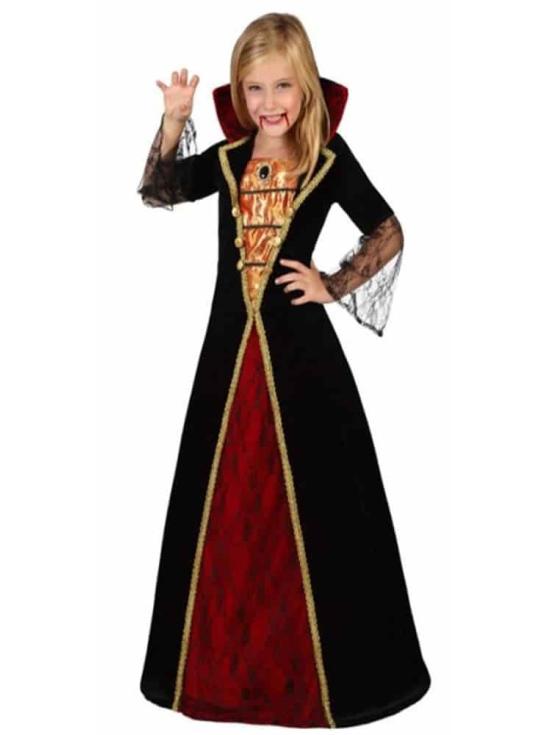 Disfraz Vampiresa Cortesana para niña