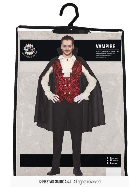 Disfraz Vampiro Cruel  Clásico adulto