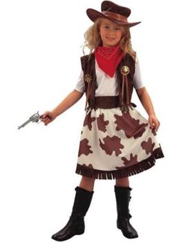 Disfraz Vaquera Falda Vaca niña