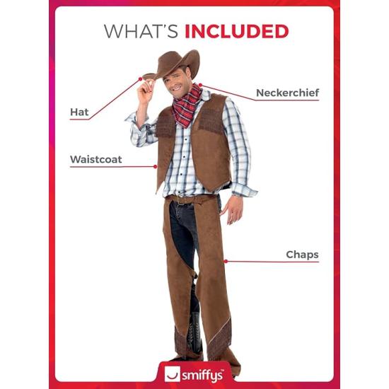 Disfraz Vaquero Texas para adulto
