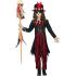 Disfraz Vudú Infantil – Chaqueta, Corset, Pantalón a Rayas, Sombrero con Plumas y Camisa