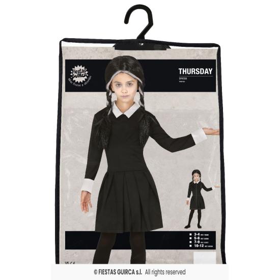 Disfraz Wednesday nocturna  talla infantil