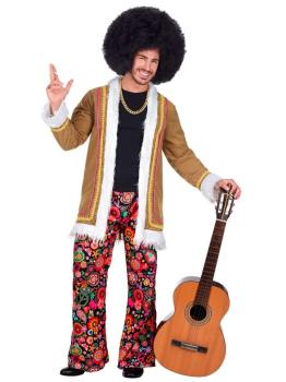 Disfraz Woodstock Hippie talla Adulto