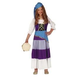Disfraz Zíngara Esmeralda infantil