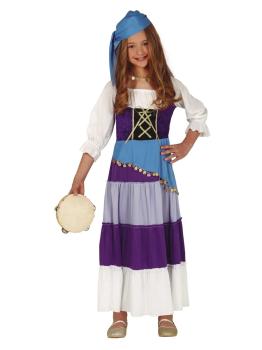 Disfraz Zíngara Esmeralda infantil