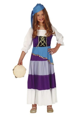 Disfraz Zíngara Esmeralda infantil