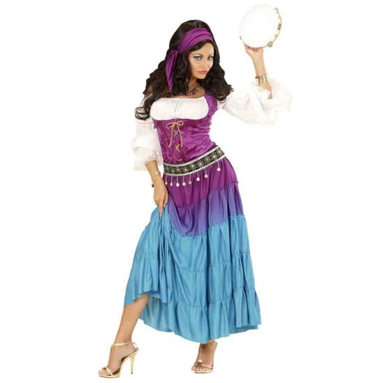 Disfraz Zíngara Esmeralda Jorobado de Notre Dame para mujer Disfraz Zíngara Esmeralda Jorobado de Notre Dame para mujer