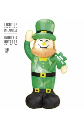 Duende Fiesta San Patricio Hinchable con Luz 150 cm