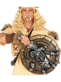 Escudo Bárbaro 49 cm con espada 57 cms