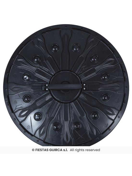 Escudo Espartano 45 cm - Accesorio de Guerreros Griegos y Vikingos para Disfraces