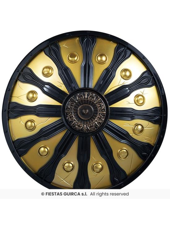 Escudo Espartano 45 cm - Accesorio de Guerreros Griegos y Vikingos para Disfraces