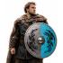 Escudo vikingo redondo de PVC de 40 cm