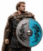 Escudo vikingo redondo de PVC de 40 cm