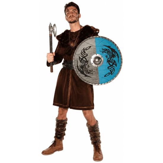 Escudo vikingo redondo de PVC de 40 cm
