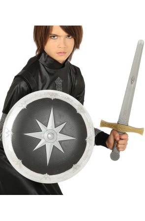 Escudo y Espada Medieval de 35 cms.