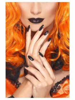 Esmalte de uñas y pintalabios, negro
