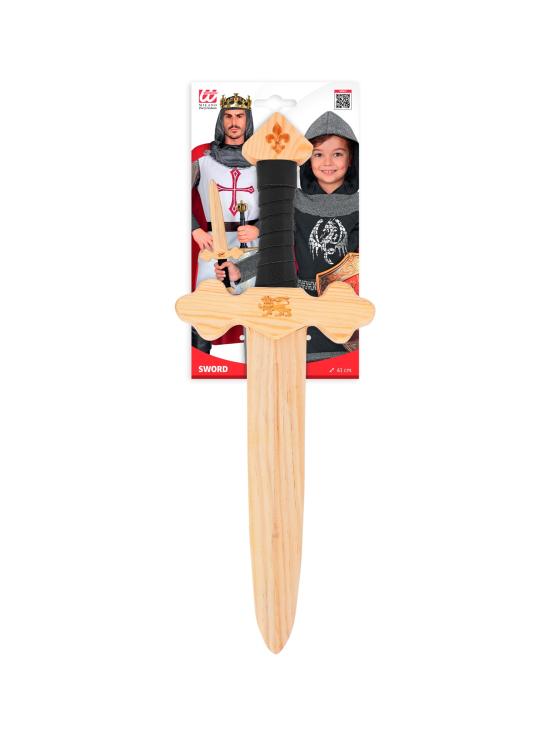 Espada Caballero de Madera para Disfraces Medievales