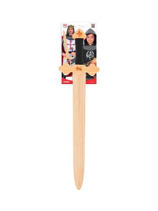 Espada de Caballero de Madera 60 cm para Disfraces Medievales