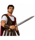 Espada Noble 60 cm para disfraces de guerrero, romano y caballero
