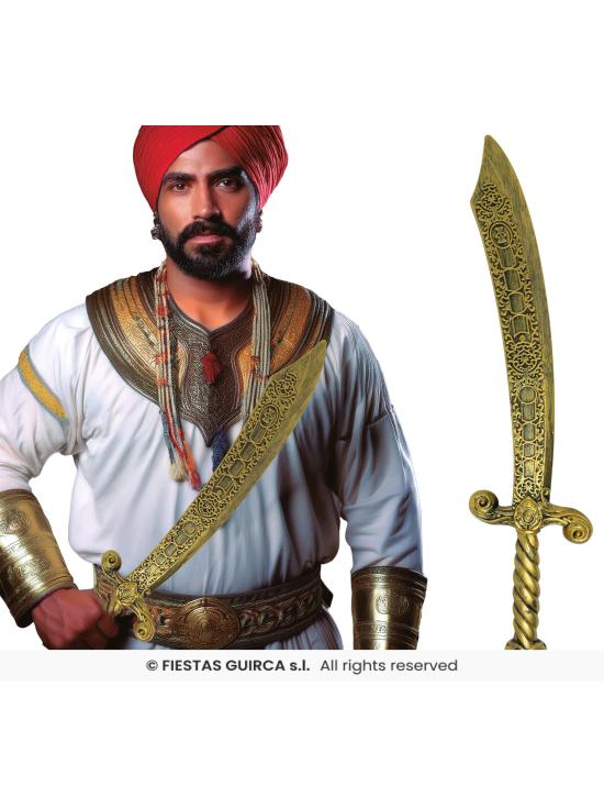 Espada Árabe Dorada de Juguete 55 cm