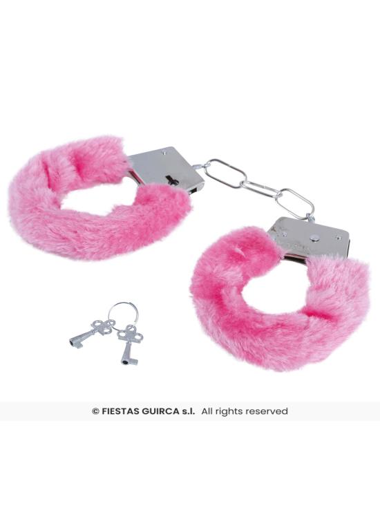 Esposas con Pelo Rosa con llave