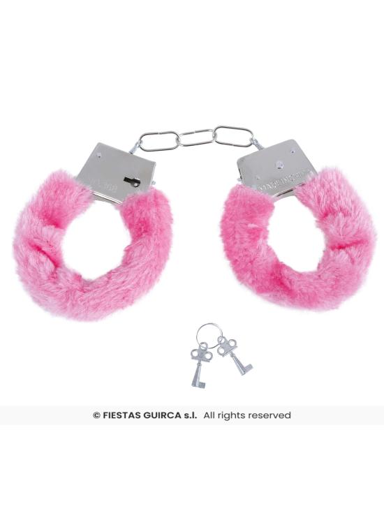 Esposas con Pelo Rosa con llave