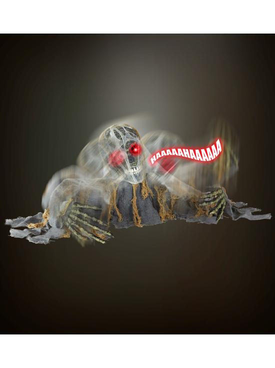 Esqueleto Zombie Rompesuelos con Movimiento 120 cms