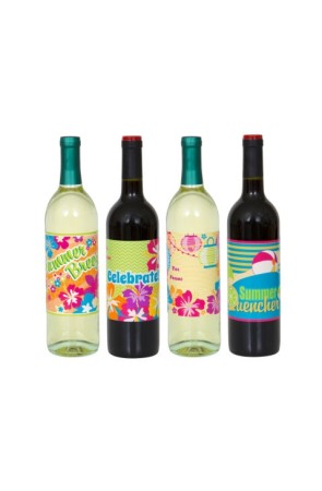 Etiqueta Botellas  Pack de 4 und