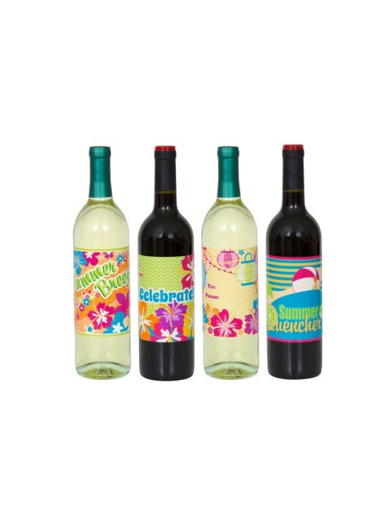Etiqueta Botellas  Pack de 4 und