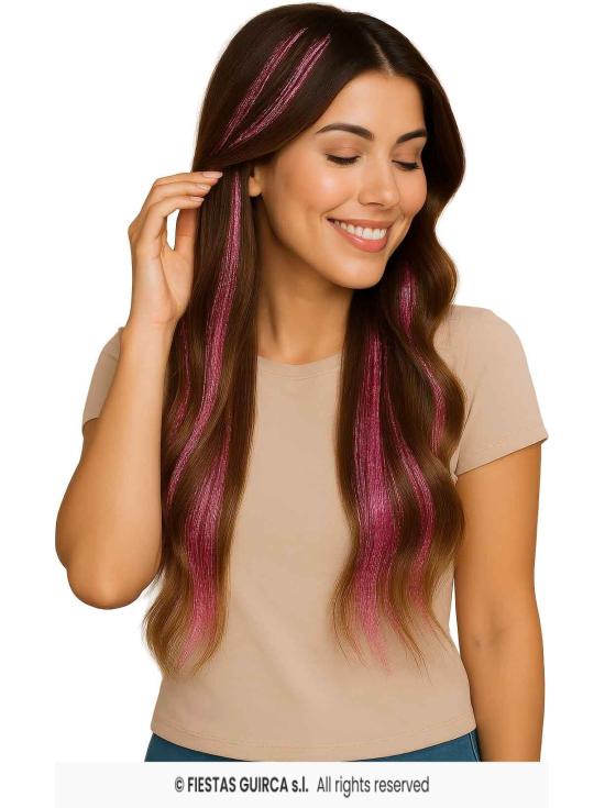 Extensiones de Pelo con Brillos - Fiestas Guirca