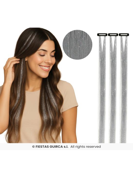 Extensiones de Pelo con Brillos - Fiestas Guirca