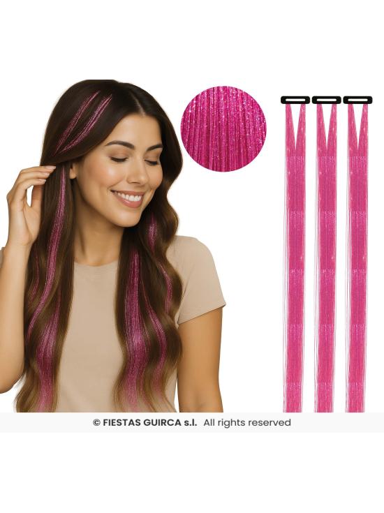 Extensiones de Pelo con Brillos - Fiestas Guirca