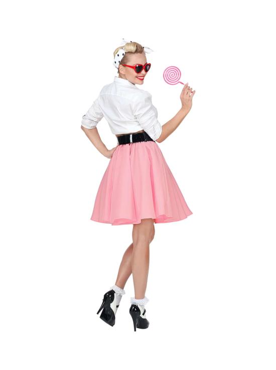 Falda en Raso Grease o Años 50