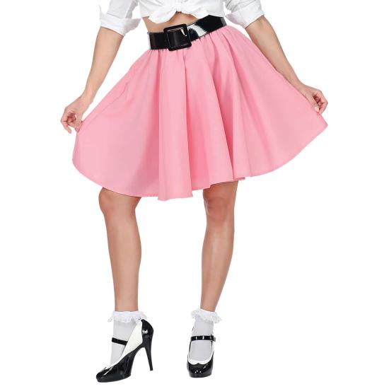 Falda en Raso Grease o Años 50 Falda en Raso Grease o Años 50