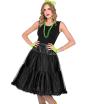 Falda Enagua Tul 65 cms color Negra