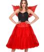 Falda Enagua Tul 65 cms en color Roja