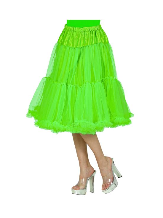 Falda Enagua Tul 65 cms en color Verde