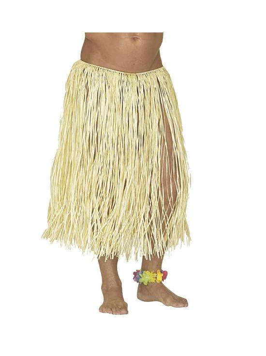 Falda Hawaiana de Paja Lujo 78 cms adultos