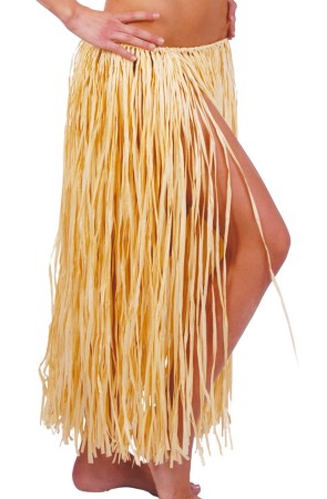 Falda Hawaiana Paja 75 cms