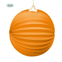Farol Esfera Naranja 20 cms