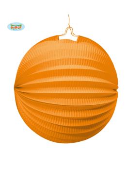 Farol Esfera Naranja 20 cms