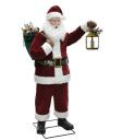 Figura Animada de Papá Noel de Lujo 1,8 m con Luz y Movimiento