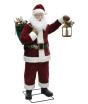 Figura Animada de Papá Noel de Lujo 1,8 m con Luz y Movimiento
