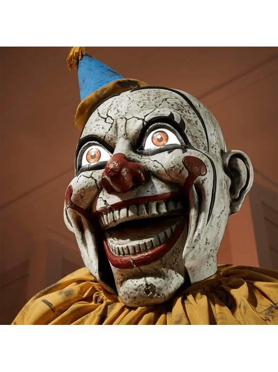 Figura animada Terror Parque de payaso Halloween animado (2,1 m de altura)