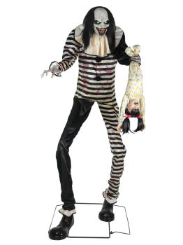 Figura animada Terror Payaso imponente de dulces sueños (2,15 m)